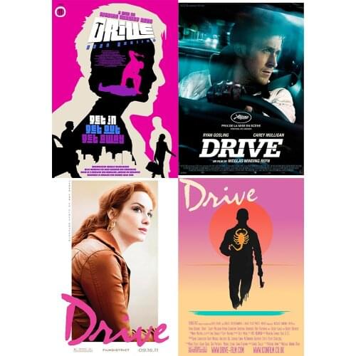 Drive Poster Clear Image Wall Stickers Home Decoration High Quality Prints White Coated Paper home art Brand