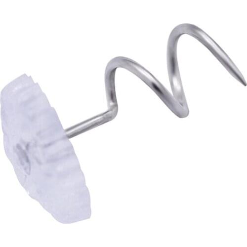 Stainless Steel Transparent Screw Sofa Bed Skirt Torsion Screw