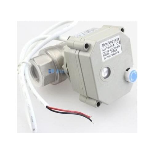 1/2" to 1-1/4" 2 Way SS304 Motorized Ball Valve, NPT/BSP Electrical Ball Valve