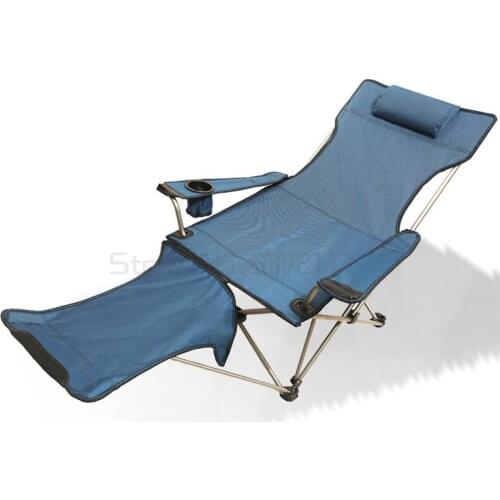 Folding recliner ultra light lunch break nap beach leisure actor car back convenient fishing chair