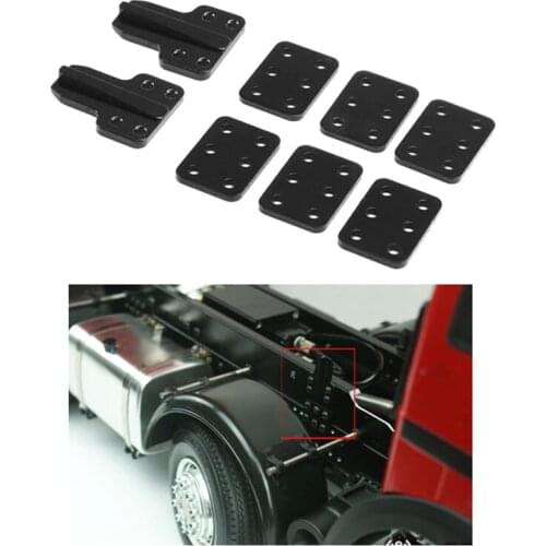 LESU Connection Part of Chassis Rail Frame For DIY 1/14 6*6 8*8 Man Benz Hino Scania Remote Control Truck Model TH02380