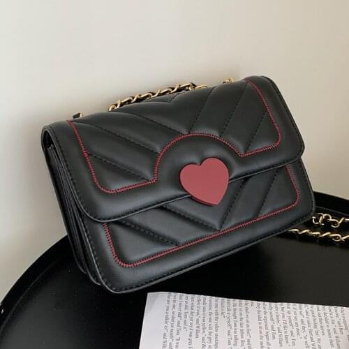 Women Simple Small Flap Crossbody Bags V Type Designer Messenger Bag Female Quilted Chain Handbags Wild Popular Shoulder Bag Sac
