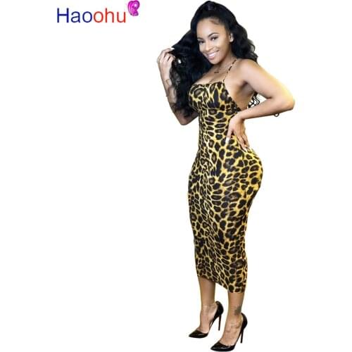 Leopard Snake Tie Dye Print Bandage Dress Women Spaghetti Strap Sleeveless Bodycon Dress Summer Strapless Backless Sheath Dress