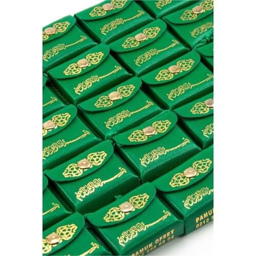 25 pcs 4-5 Cm Miniature Scaled-Down Leather Bag Mini Simple of the Quran Arabic Household Commercial Car Abundance Beauty