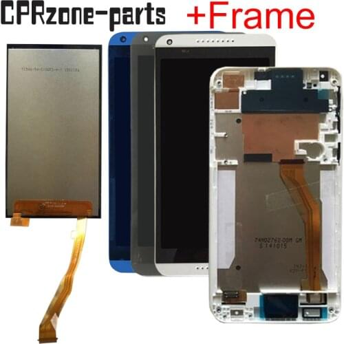 5.5" Black / White / Blue with Frame For HTC Desire 816 816W 816X 816D 816T lcd display touch screen sensor digitizer assembly