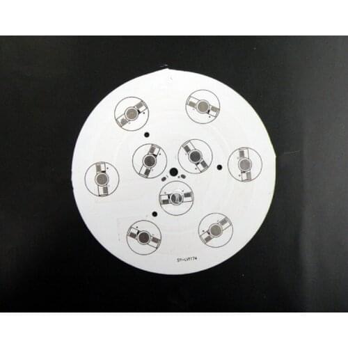 9W12W15W round aluminum plate / thermal conductivity 1.0 LED High power aluminum substrate / diameter 120mm Aluminum LED PCB