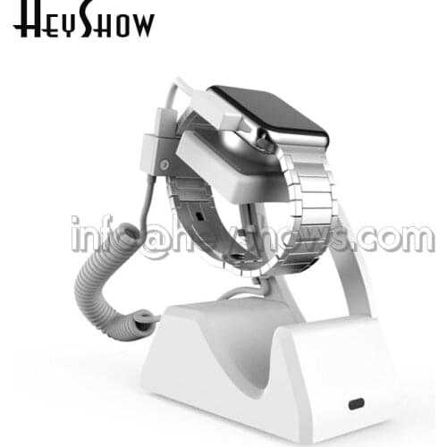 Apple Watch Security Stand Iwatch Anti-Theft Display Holder Smart Watch Secure Burglar Alarm System For All Wearables