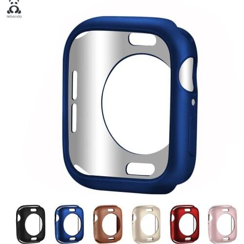 Lebanda protective case for apple watch complete TPU protective case series6SE 5 4 3 2 1Silicone matte oil spray protective case