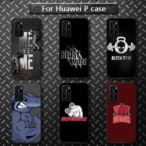 Fitness gym Phone Case for huawei P40 pro lite P8 P9 P10 P20 P30 psmart 2019 2017 2018