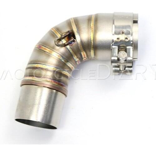 For Honda CB1000R CB 1000R 2008-2017 Motorcycle Exhaust Muffler 51mm Modified Connect Mid Tube Middle Link Pipe PitBike Elbow