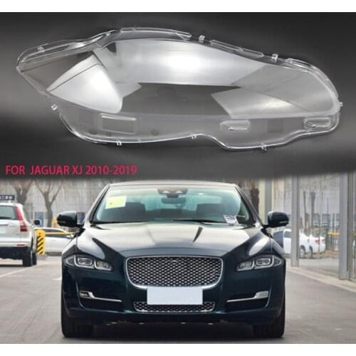 For Jaguar XJ 2010-2019 lens lampshade shell Lens lamp transparent housing front headlight transparent glass case Lens protectio