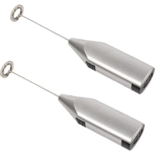 Electric Milk Frother Egg Beater Kitchen Drink Foamer Whisk Mixer Stirrer Coffee Cappuccino Creamer Whisk Frothy Blend Whisker