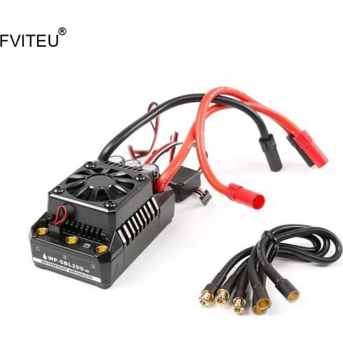 FVITEU 200A High voltage waterproof ESC for Rovan 1/5 Electric BAJA 5B SS LT TRUCK Electronic parts