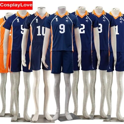 Karasuno High School Volleyball Club Hinata Shyouyou Sportswear Jerseys Uniform Haikyuu Cosplay Costume