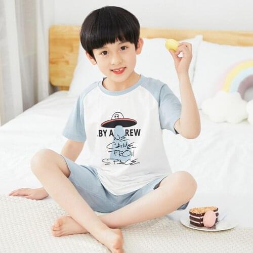 Kids Pajamas Set Cartoon Unicorn Baby Boy Girl Clothes Summer Childrens Sleepwear Pyjamas Pijamas Set 4 6 8 10 12 Years