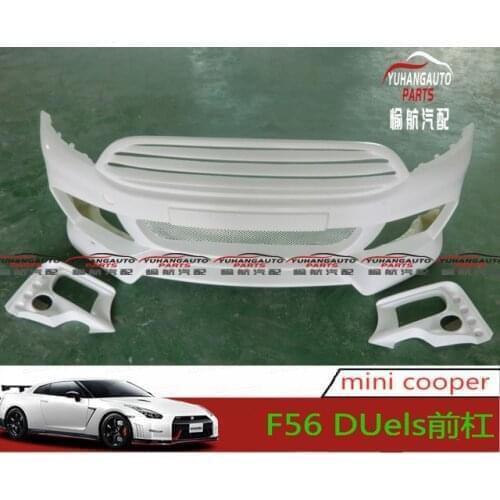 Suit For Parts Auto Mini F56 Duel Resin Fiber Bumper Front Surround (excluding Led Lamp)