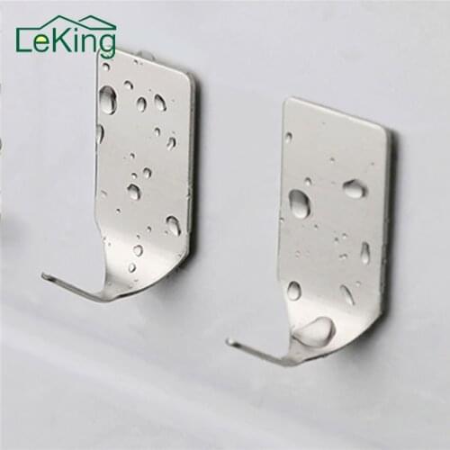 8 Pcs Bathroom Towel Wall Hooks Kitchen Stainless Steel Strong Suction Key Hat Bag Hanger Holder Clothes Hook Handdoek Haakjes