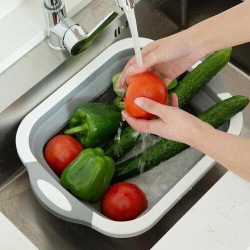 Multifunctional Foldable Mold-proof Plastic Large Thick Vegetables Cutting Board