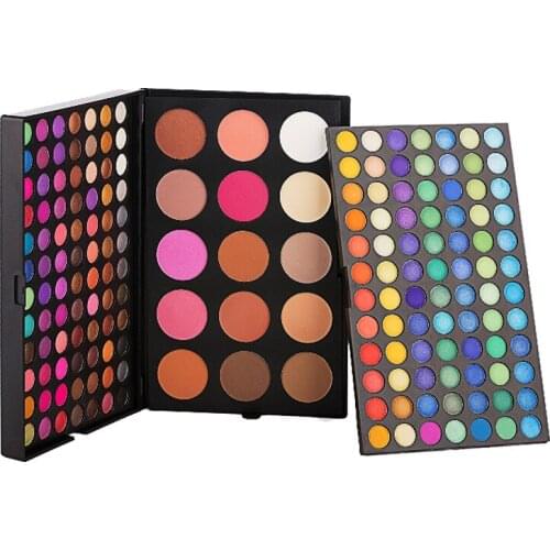 183 Colors Make Up Set Eye Shadow Blush Cosmetic Combination Palette Set Multicolored Home Beauty Studio Beauty Shop Use