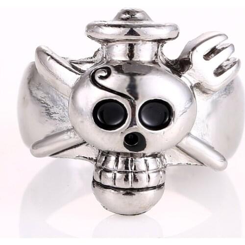 New Arrival Anime One Piece Cosplay Accessories Size 8- 9 Ring men Personal Unique Fierce Rings 17 Types Choices Coser Ring men