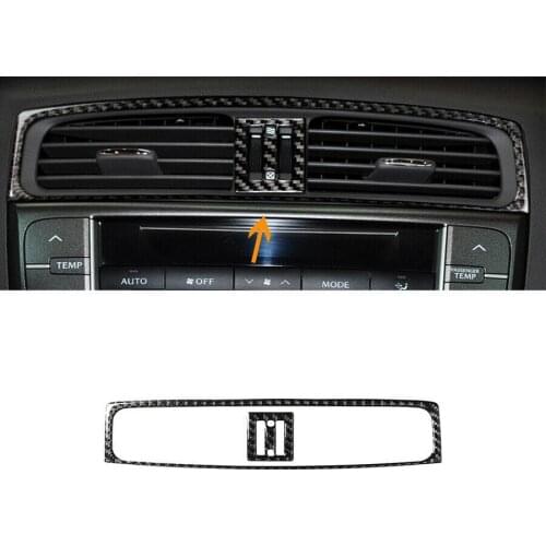 Carbon Fiber Console Air Vent Outlet Panel Trim For Lexus Is250 300 350 2006-2012