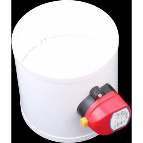 Plastic air damper valve HVAC electric air duct motorized damper for ventilation pipe valve 220V 24V 12V