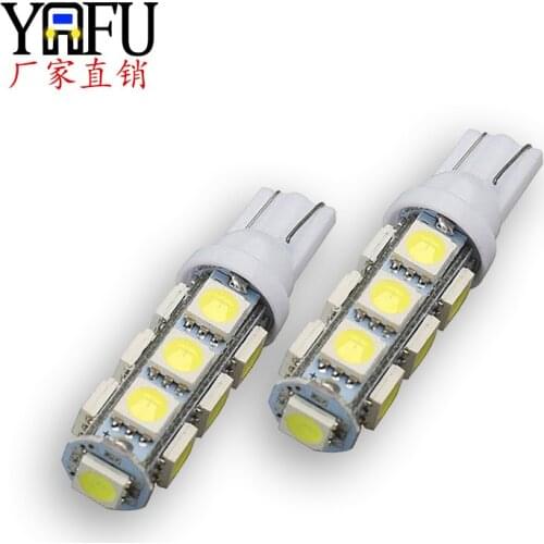 Cross Border Popular T10 5050 13smd Led Width Lamp License Plate Lamp W5w Light Highlight Car Accessories Led Lights for Car