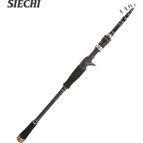 SIECHI NEW 1.8m 2.1m 2.4m 2.7m 3.0m 3.3m 3.6m Multifunction Carbon Fishing Pole Telescopic Travel Fishing Rod