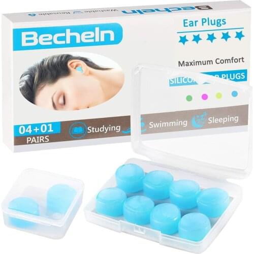 DIY Kneadable Soft Silicone Silicone Mud Earplugs Reusable Waterproof Noise-reducing Silicone Earplugs