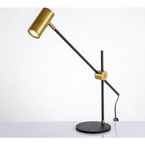 Nordic light contracted and contemporary luxury bedroom home study led office desk lamp Swedish designer hotel desk lamp