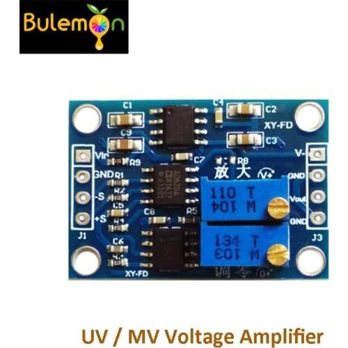 High Precision UV / MV Voltage Amplifier Small Signal Instrumentation Amplifier AD620 Transmitter