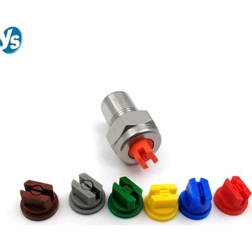 YS Uni Jet Assembly TPU Quick-replaced 110 Degrees Flat Fan Spray Nozzle Agriculture Nozzle Easy Dismantle Irrigation Nozzle Tip