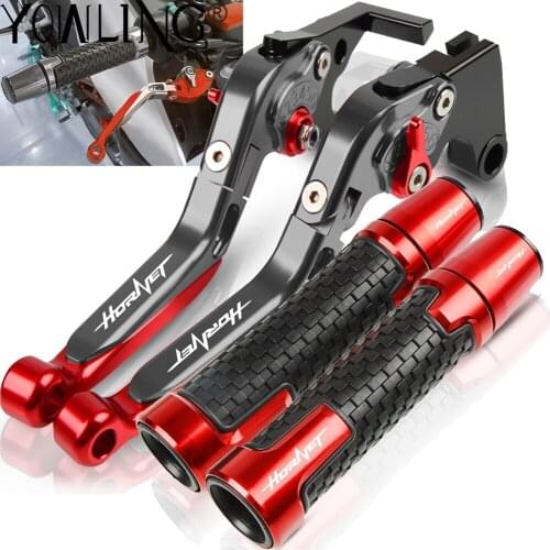 Motorcycle Parts CNC Brake Clutch Levers Handlebar Hand Grips ends For Honda CB599 CB600F HORNET 1998-2006 CB 599 600F 2007-2013