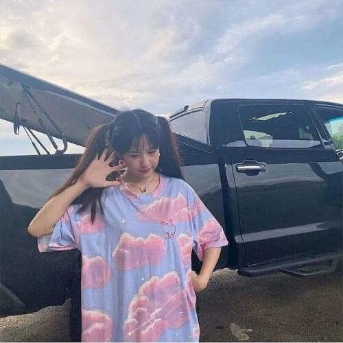 Japanese Short-sleeved T-shirt Female Cute Kawaii Style Summer Pink Embroidery Piggy Girlfriend Loose Soft Girl Student Jacket