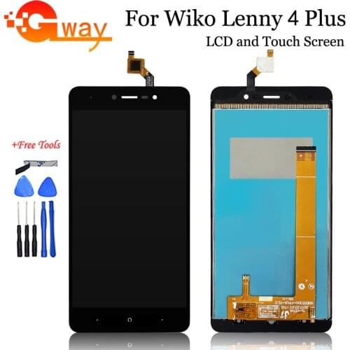 5.5" For Wiko Lenny 4 Plus LCD Display + Touch Screen Digitizer Assembly For Wiko Lenny4 Plus Lenny 4+ Lenny4+ LCD + Tools