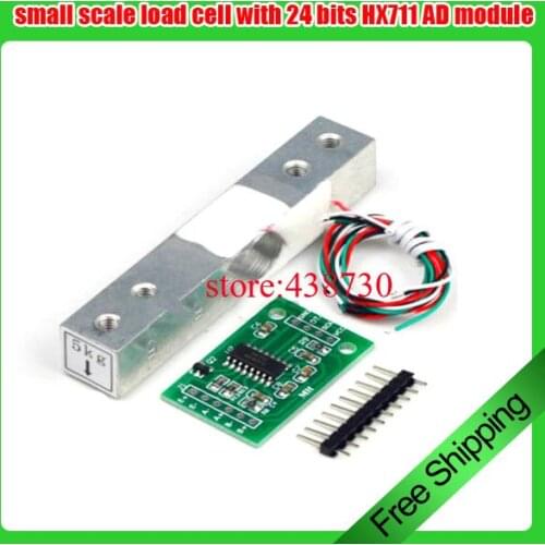 1kg 5kg 10kg small scale load cell with 24 bits HX711 AD module / pressure sensor