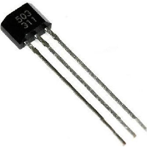10pcs AH3503 TO-92 UGN3503UA TO92 UGN3503 AH3503U Casing Linear Hall Effect Sensor Hall Sensor Motor