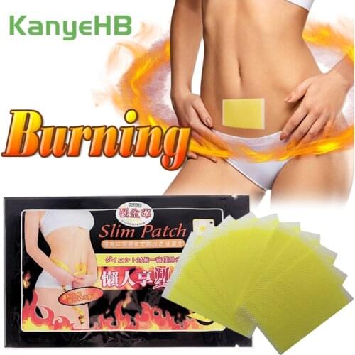 10pcs/bag Wonder Patch Quick Slimming Patch Belly Burning Fat Slim Plaster Abdomen Self-heating Health Care Slimming Patch H001