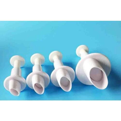 800pcs/lot (200sets) Flower Shape Spring Die Cookie Fondant Plastic Molds Embosser Cutter Mold Biscuit Craft Mould DIY Bakeware