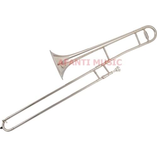 Afanti Music Bb tone / Yellow Brass / Silver Plated Trombone (ATB-109)