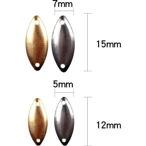 1000pcs/Set Spinners Spoon Lures 12mm 15mm Metal Vib Fishing Lures Artificial Bait Fishing Tackle for Bass Pike Perch Pesca