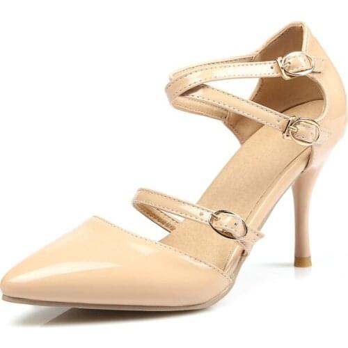 Big Size Pointed high heel sandals high heels sandals women shoes woman summer ladies