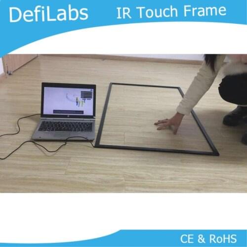 DefiLabs 10 real touch points 32" IR multi touch frame Screen Panel/frame without driver