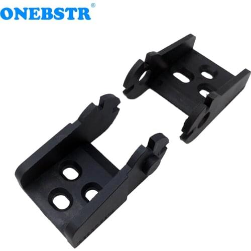 JFLO One Pair 18x25mm Drag Chain Joints Towline End Connectors Bridge Outside Opening Plastic Cable Wire Carrier Free Shipping