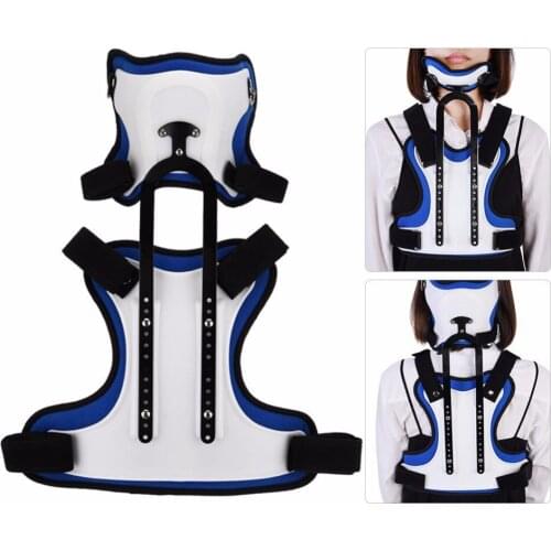 Medical Adult Neck Head Spinal Thoracic Fixation Orthosis Fixation Back Brace Posture Corrector Spine Kyphosis Correction Belt