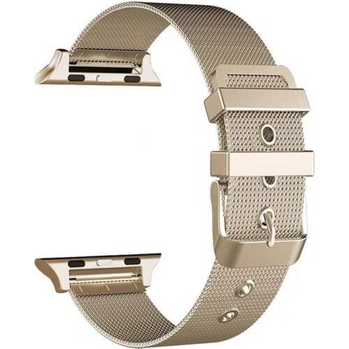 Stainless Steel Metal Strap For Apple Watch 6 5 4 3 2 1 Band 38mm 42mm Sport Bracelet for iWatch series se 40mm 44mm buckle band