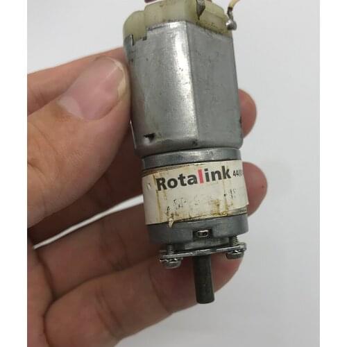 Used Rotalin Micro 24mm 280 Metal Gear Motor DC 6V 12V 480RPM Planetary Gearbox Ratio 1:19 4mm D-shape Shaft DIY Robot Car
