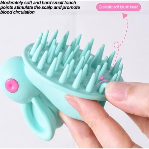 Soft Spa Silicone Massage Brush Hair Scalp Shampoo Hair Washing Comb Body Bath Massager Beauty Tools Hail Combs