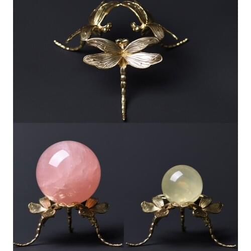 Natural Crystal Ball Stand BaseHome Decoration Stone Sphere Wholesale