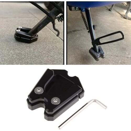 Motorcycle CNC Kickstand Side Stand Enlarge Pad for Vespa GTS 300ie / GTV 300ie